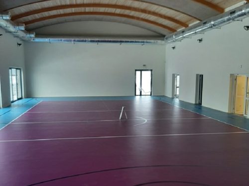 Sala gimnastyczna prawie gotowa