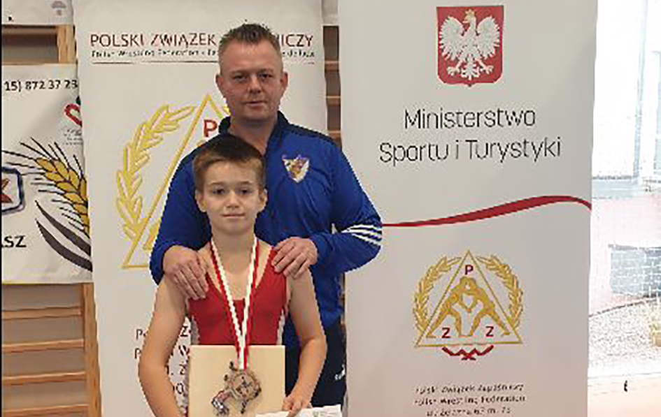Kordian Świniarski brązowym medalistą mistrzostw Polski młodzików w zapasach