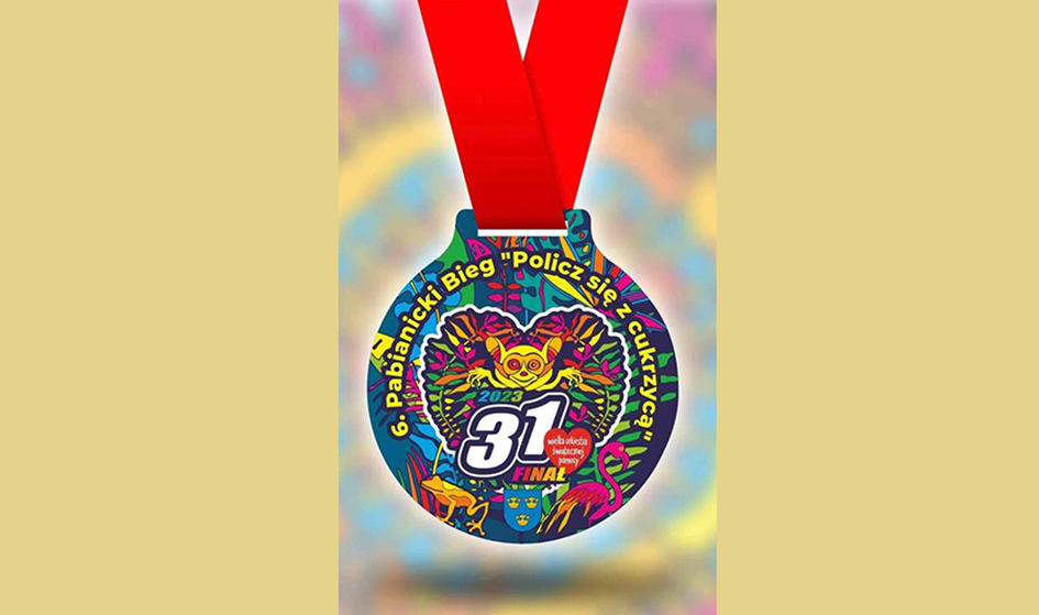 WOŚP-owy medal za bieg „Policz się z cukrzycą”